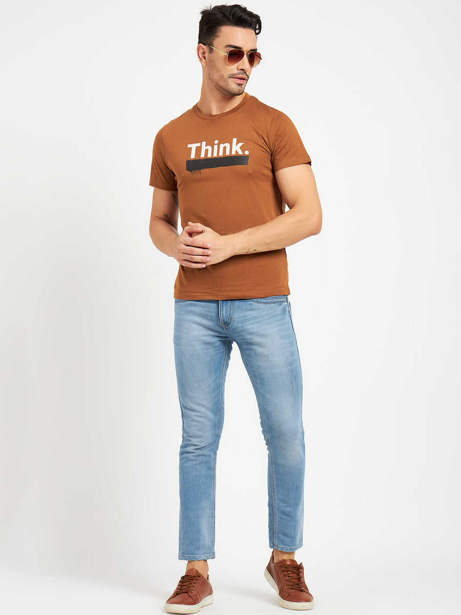 Camla Brown T- Shirt For Men