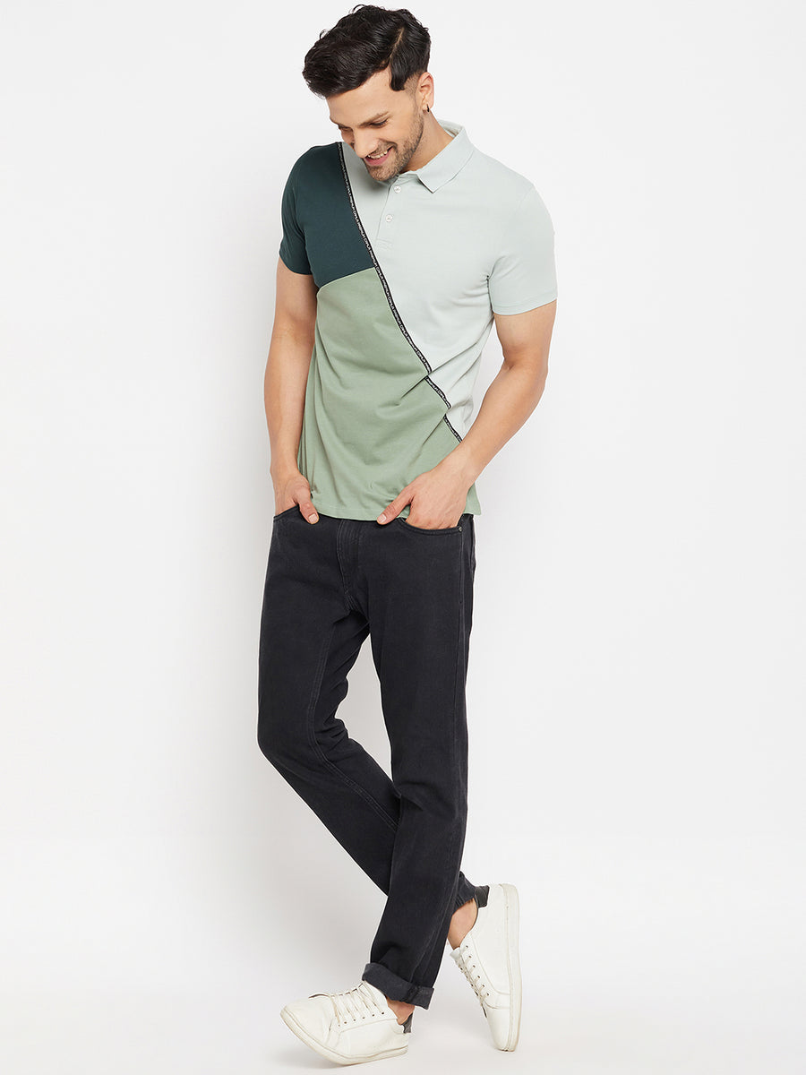 Camla Mintgreen T- Shirt For Men