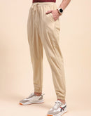 Camla Barcelona Drawstring Waist Beige Jogger