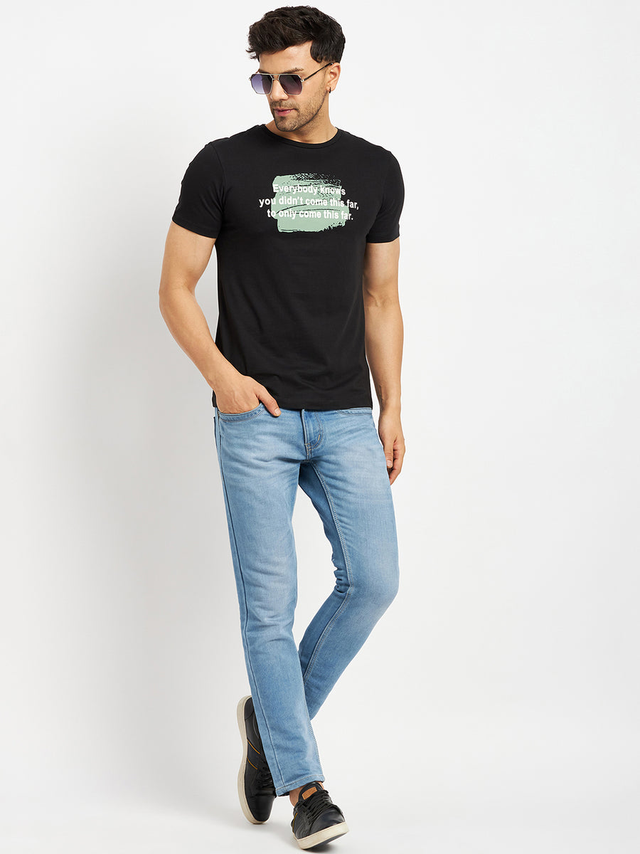 Camla Black T- Shirt For Men