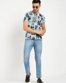 Camla Skyblue T- Shirt For Men