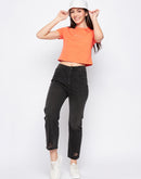 Camla Barcelona Black Distressed Boyfriend Fit Jeans