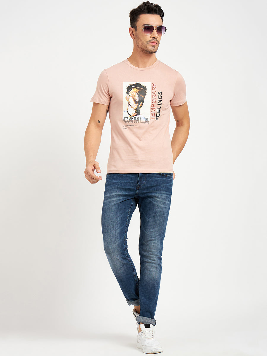 Camla Dustypink T- Shirt For Men