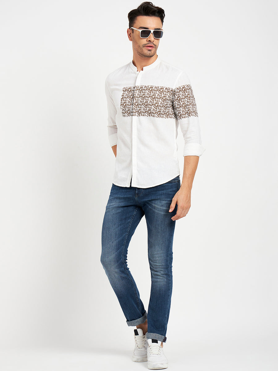 Camla Offwhite Shirts For Men