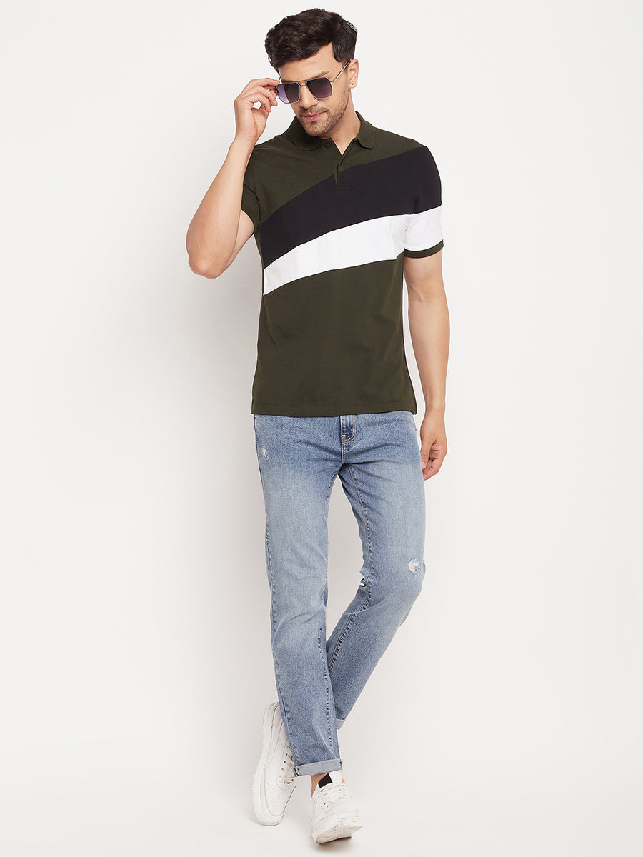 Camla Olive T-Shirt For Men