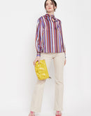 Camla Barcelona Purple High Neck Top
