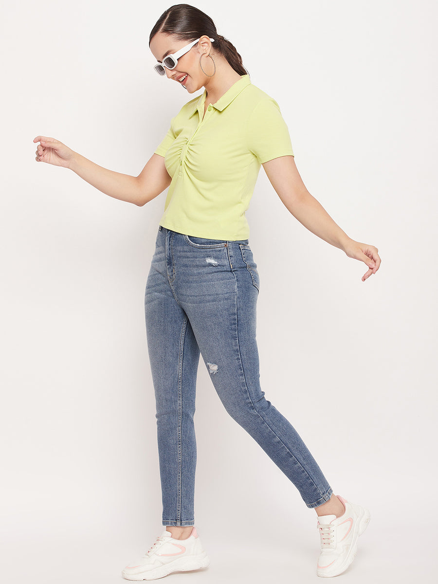 Camla Blue Denim For Women