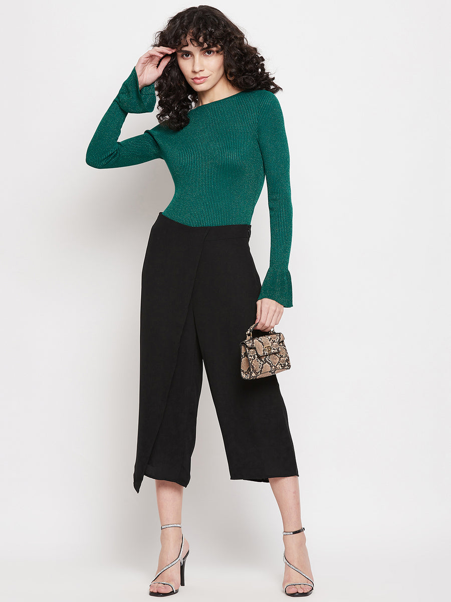 Camla Black Plazo For Women