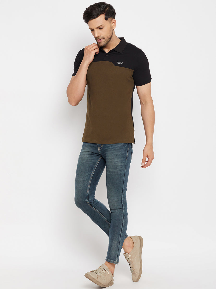 Camla Black T- Shirt For Men