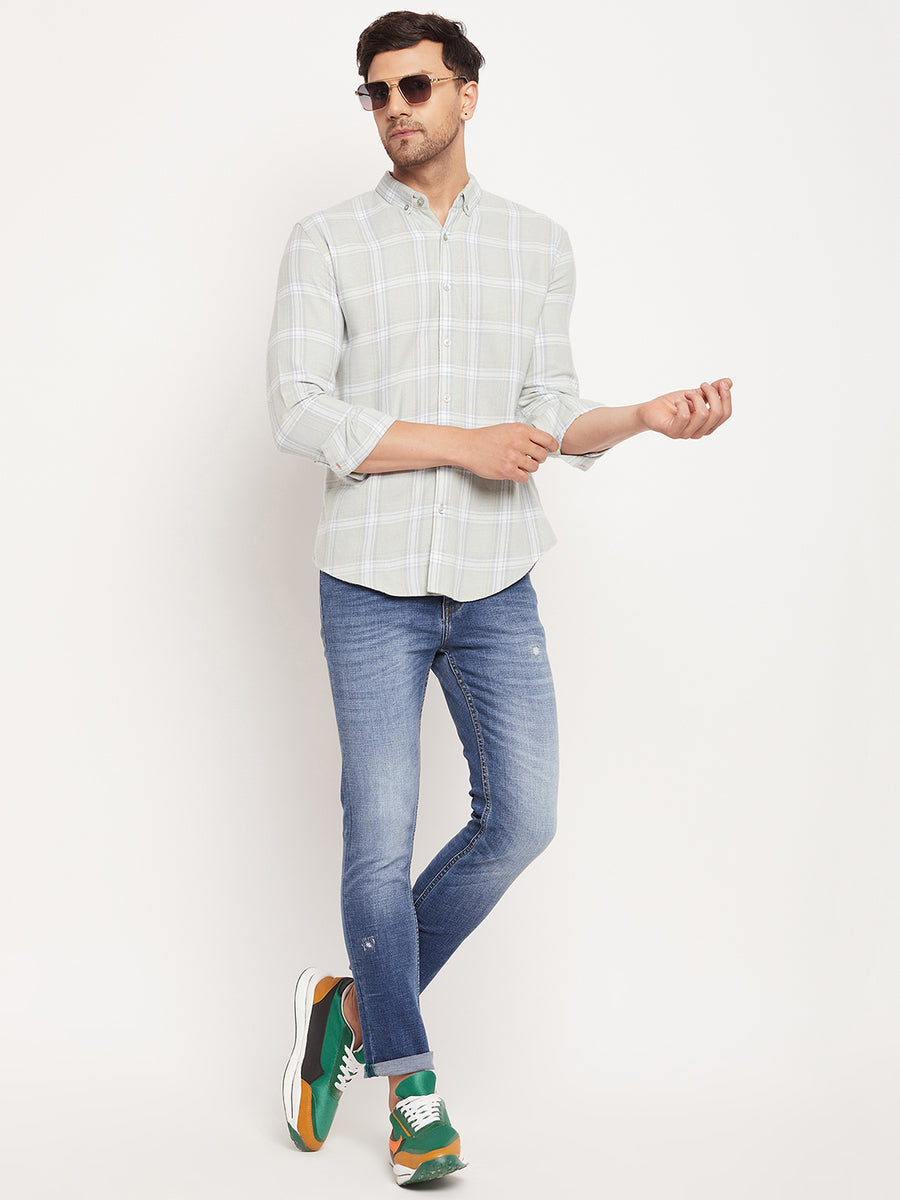 Camla Grey Shirts For Men