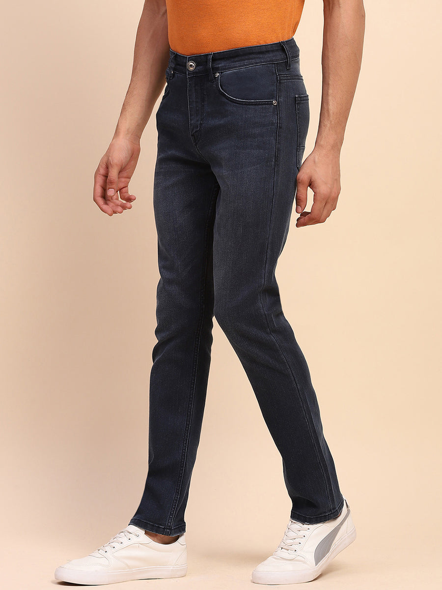 Camla Barcelona Light Fade Whiskered Navy Cotton Denim