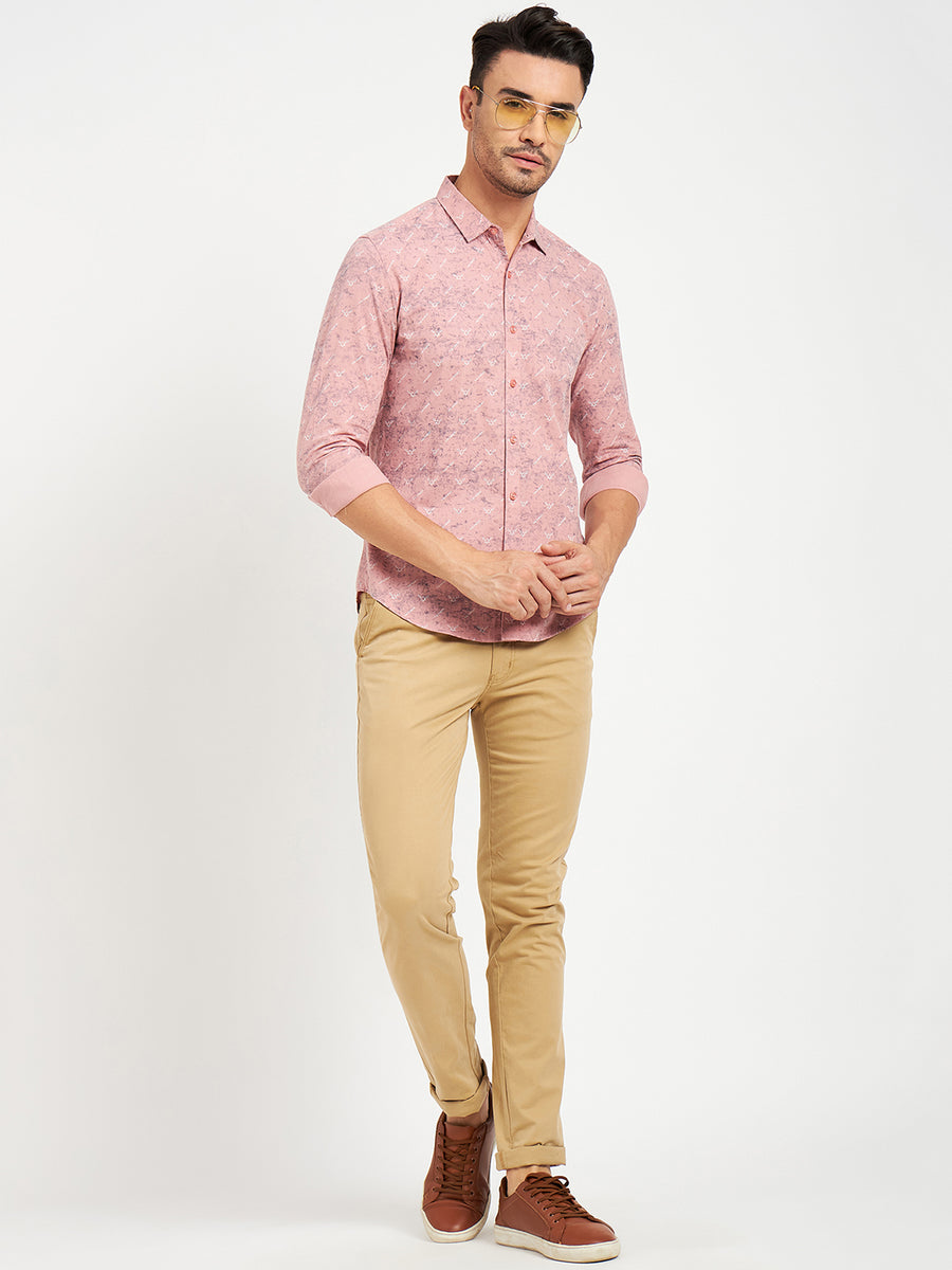 Camla Dustypink Shirts For Men