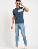 Camla Blue T- Shirt For Men