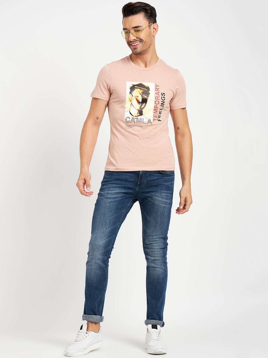 Camla Dustypink T- Shirt For Men