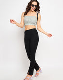 Camla Barcelona Green Top
