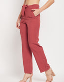 Camla Barcelona Brick Knot Belted Trousers