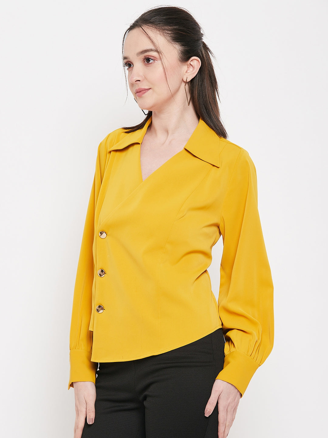 Camla Barcelona Yellow Shirt For Women
