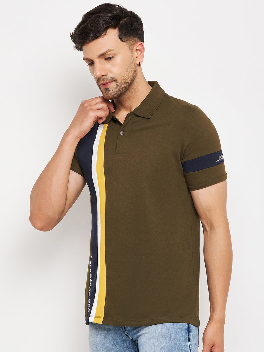 Camla Green T- Shirt For Men
