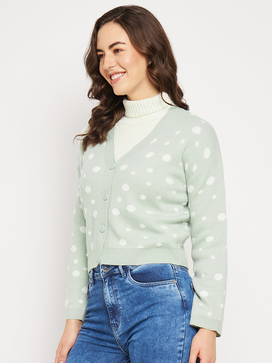 Camla Barcelona Mint Cardigans For Women