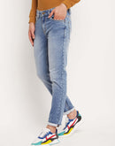 Camla Barcelona Sky Blue Regular Jeans For Men