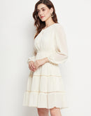 Camla Offwhite Dress For Women