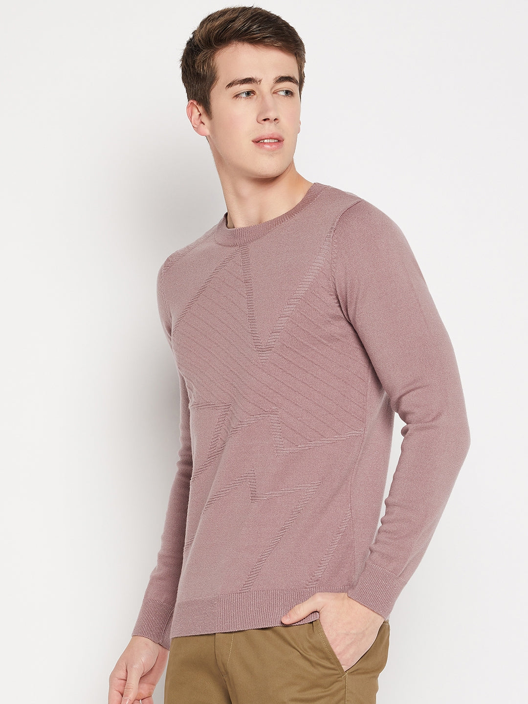 Camla Barcelona Onion Pink Sweater For Men