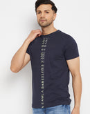 Camla Navy T- Shirt For Men