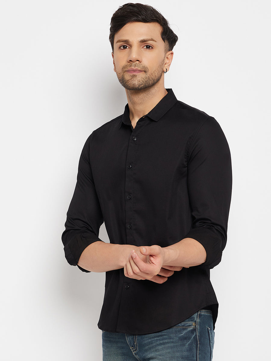 Camla Black Shirts For Men