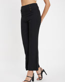 Camla Barcelona Black Solid Trouser