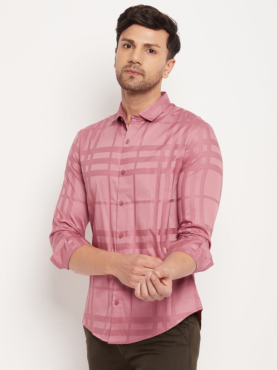Camla Peach Shirts For Men