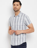 Camla Blue Shirts For Men