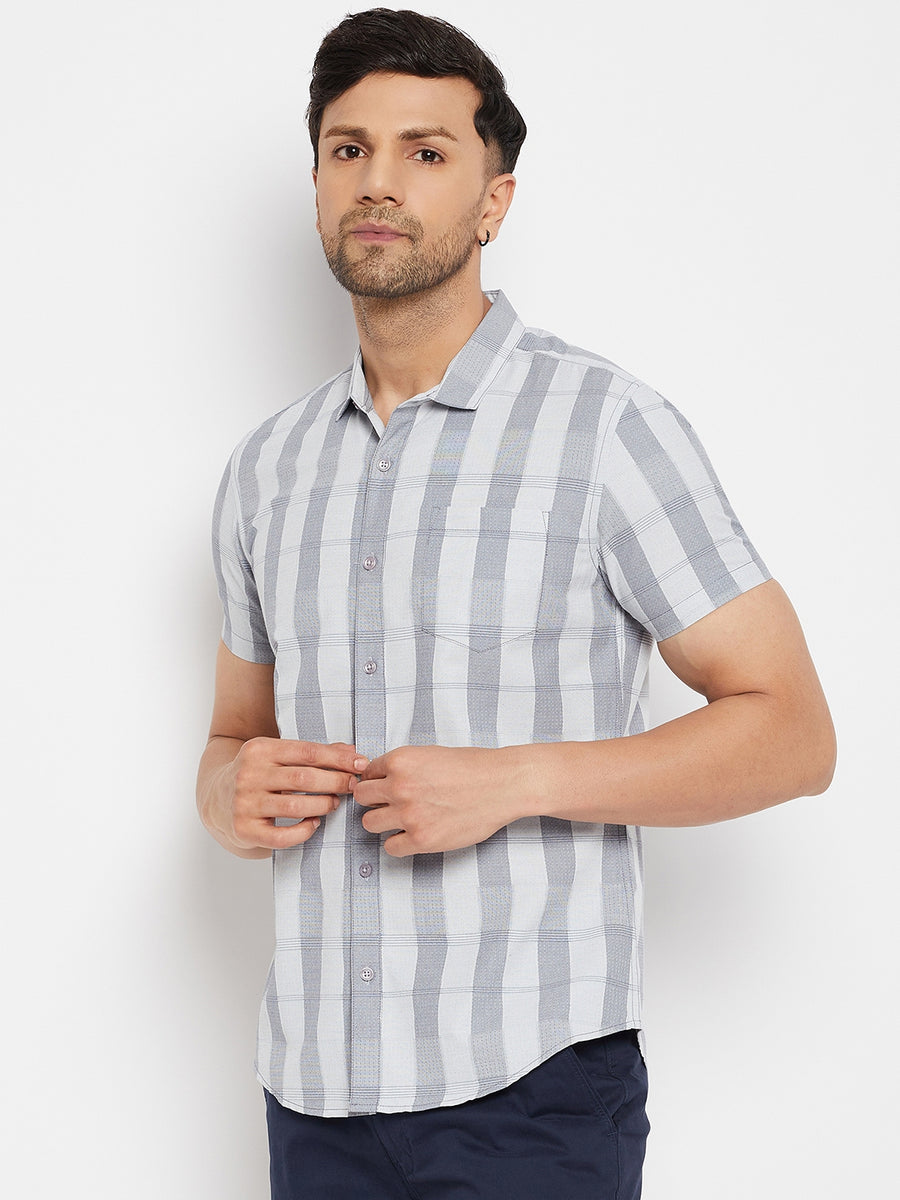 Camla Blue Shirts For Men