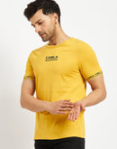 Camla Mustard T- Shirt For Men