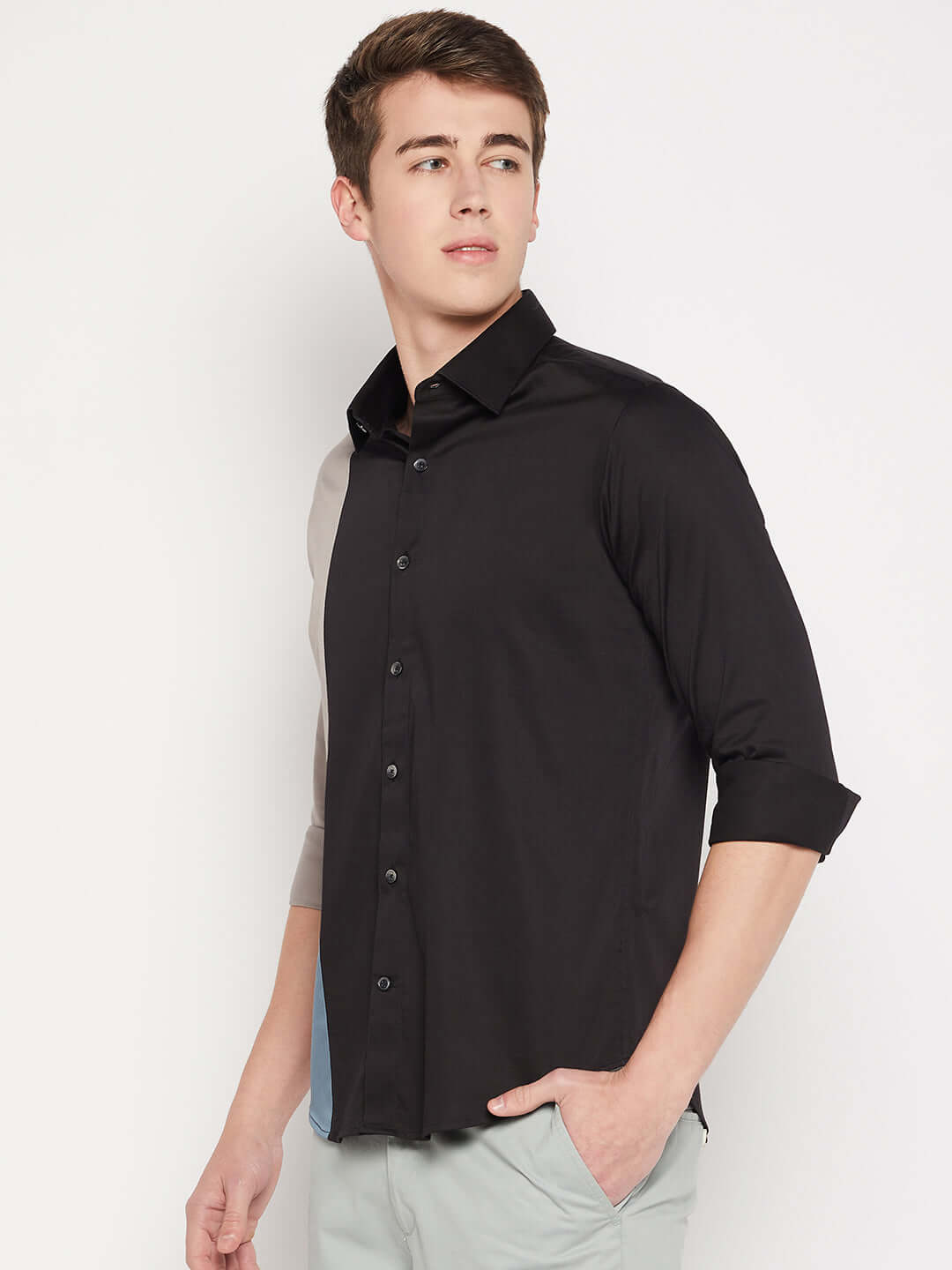 Camla Barcelona Black Shirt For Men