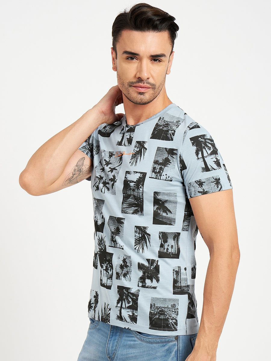Camla Skyblue T- Shirt For Men