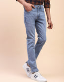 Camla Barcelona Light Fade Whiskered Blue Cotton Denim