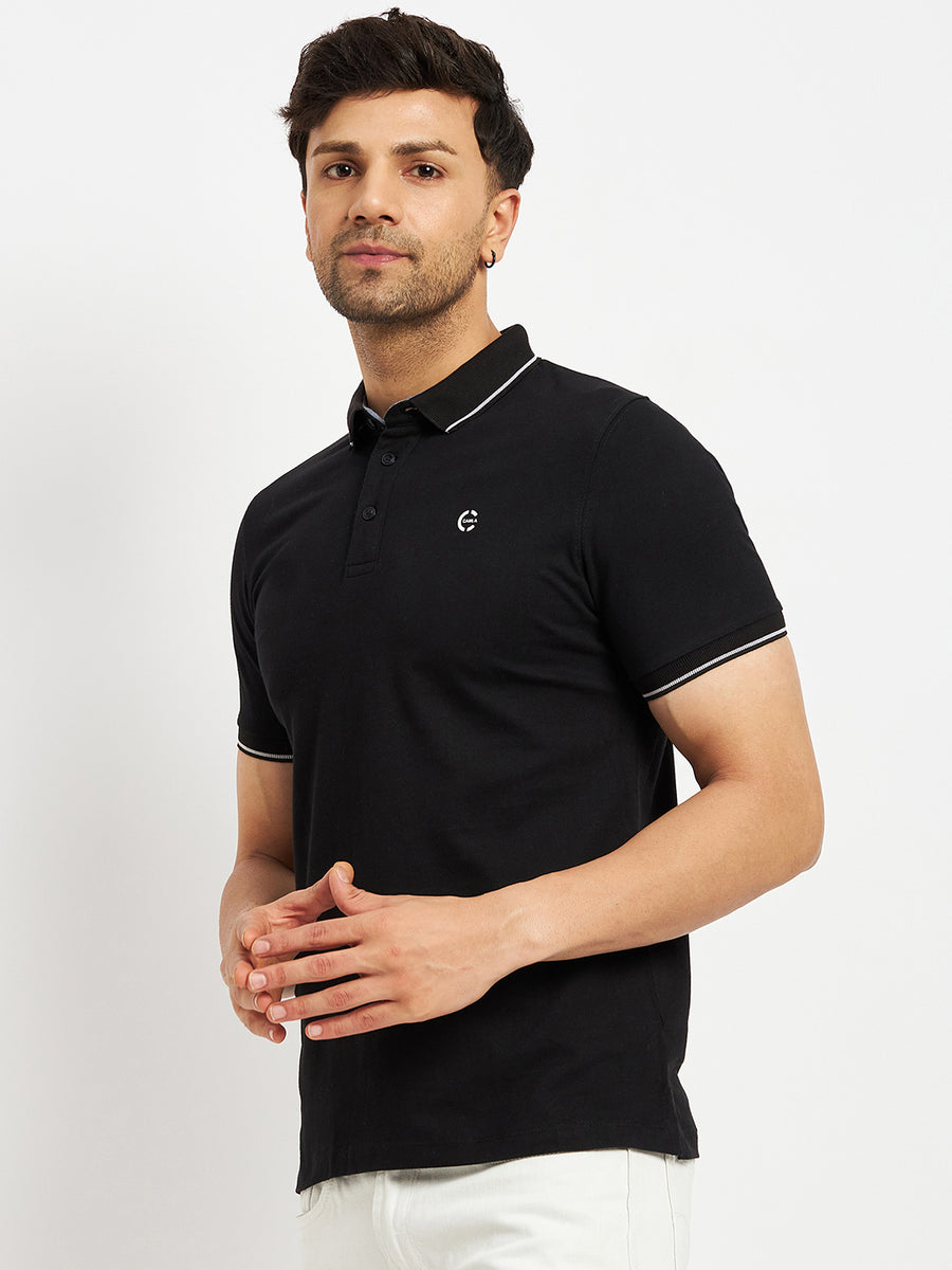 Camla Black T- Shirt For Men