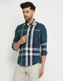 Camla Seagreen Shirt For Men