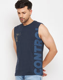 Camla Navy T- Shirt For Men