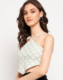 Camla Barcelona Green Top