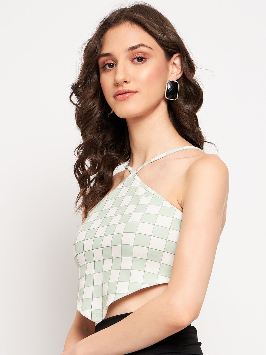 Camla Green  Top For Women