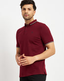 Camla Wine T- Shirt For Men