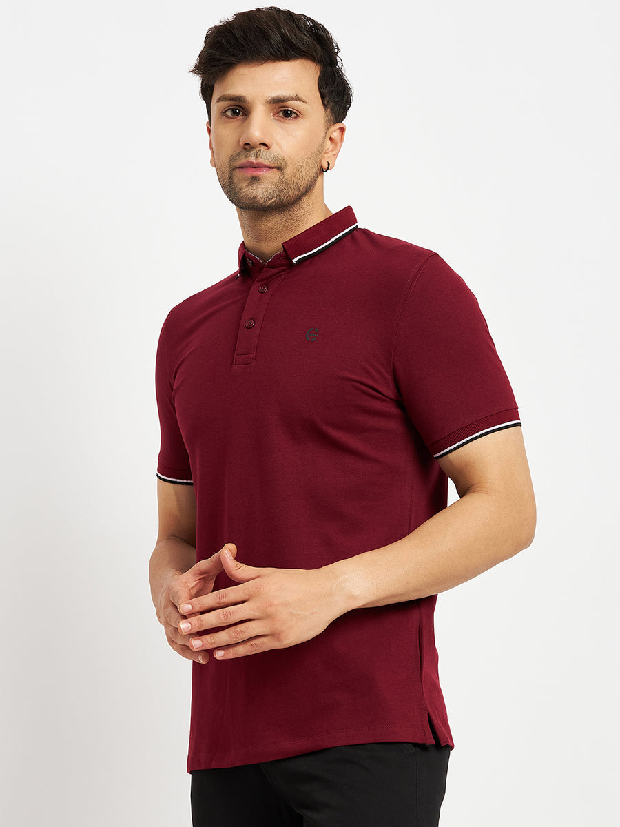 Camla Wine T- Shirt For Men
