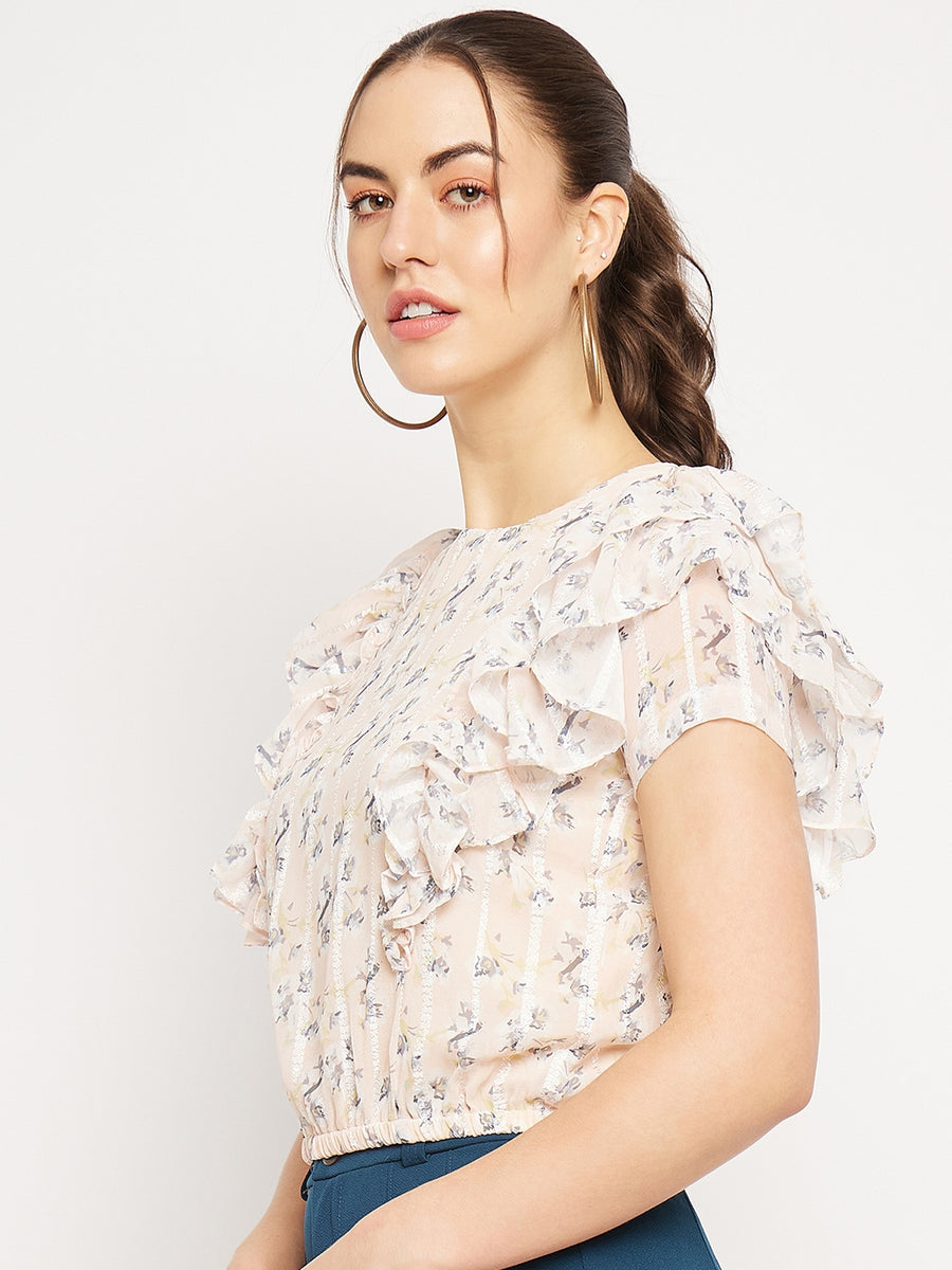 Camla Barcelona Peach Tops For Women
