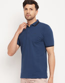 Camla Blue T-Shirt For Men
