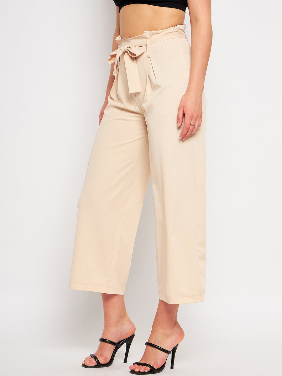 Camla Beige Bottom For Women