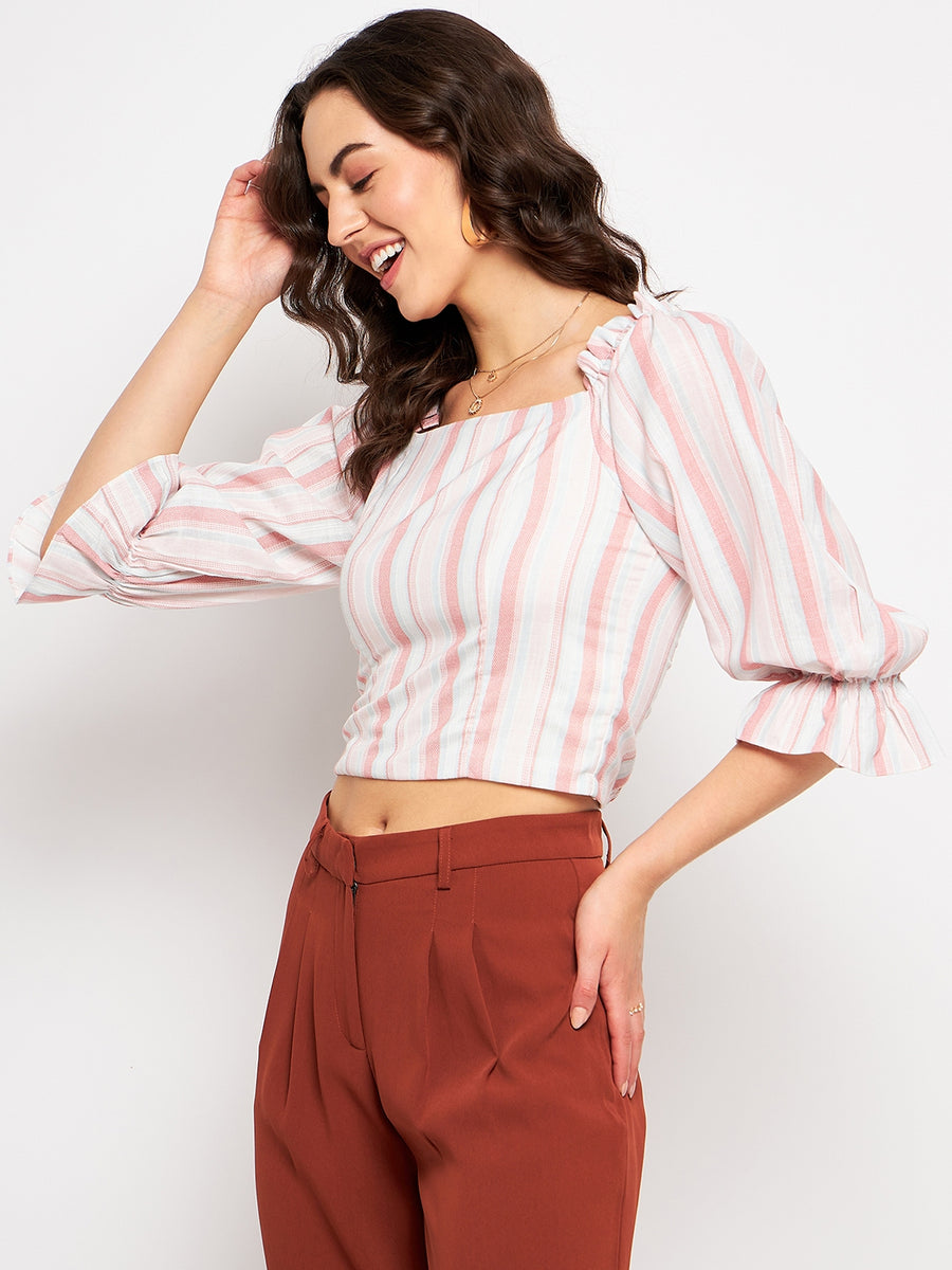 Camla Pink  Top For Women