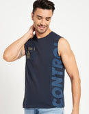 Camla Navy T- Shirt For Men