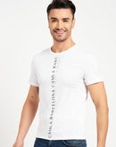 Camla Barcelona Logo Print White T-shirt
