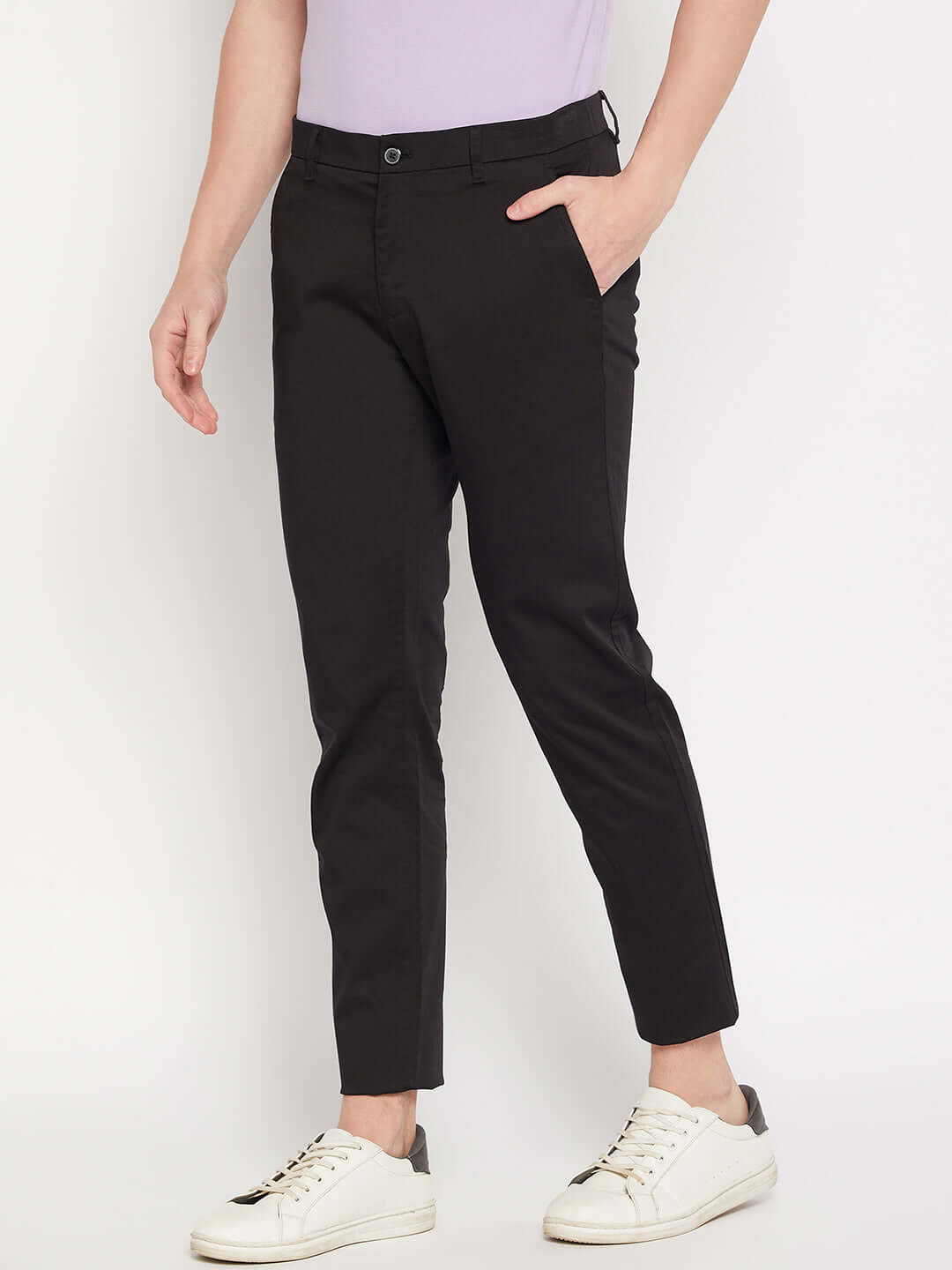 Camla Barcelona Black Trouser For Men